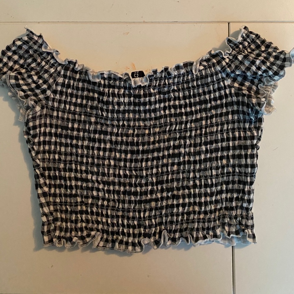 Patterned Crop Top